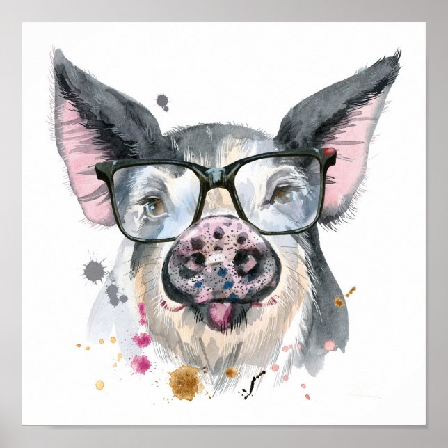 Poster Trendy Pig (Frente)