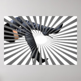 Póster Trendy Thigh High Boot Art