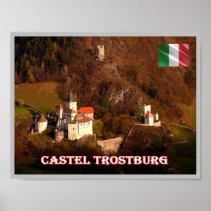 Poster Trentino Alto Adige Südtirol - Castel Trostburg -