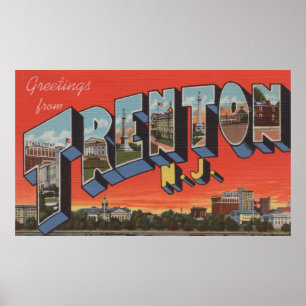 Poster Trenton, New-jersey - grandes cenas da letra