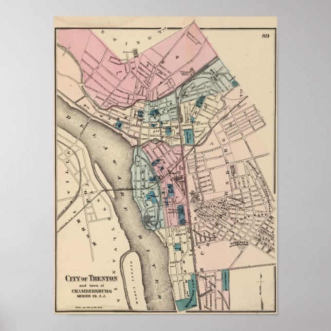 Póster Trenton, NJ (Frente)