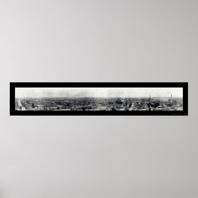 Póster Trenton NJ Foto 1909 (Frente)