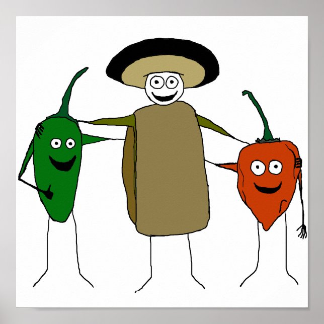 Poster Três Amigos (Frente)