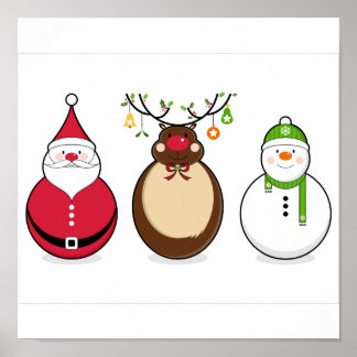 Póster Três Amigos de Natal