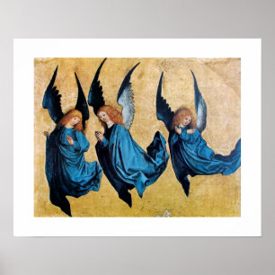 POSTER TRÊS ÂNGULOS EM AZUL