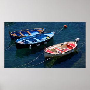 Poster Três barcos