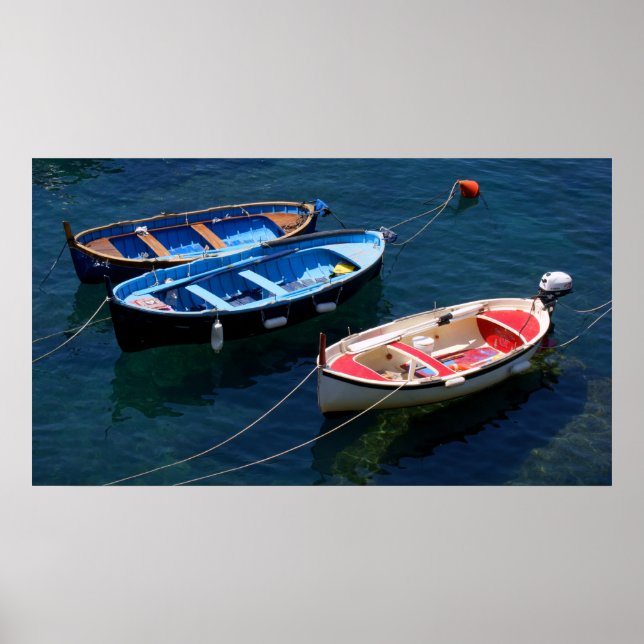 Poster Três Boats (Frente)