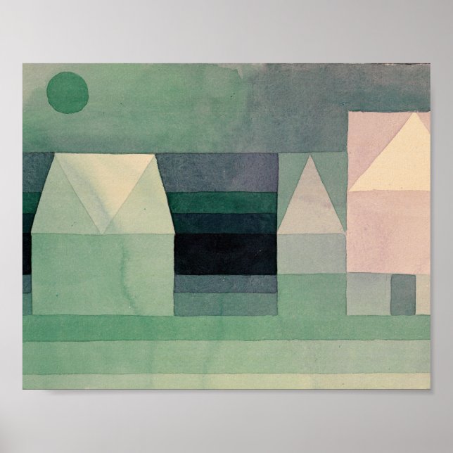 Póster Três Casas: Paul Klee 1922 (Frente)