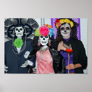 Póster Tres Catrinas