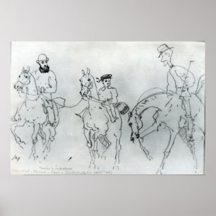 Póster Três cavaleiro