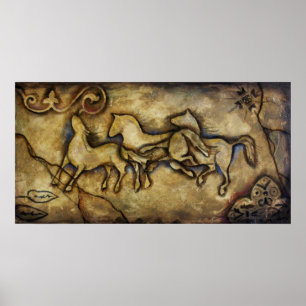 Póster Três Cavalos