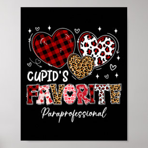 Poster Três Corações Cupido é favorito Val Paraprofission
