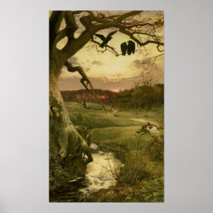 Poster Três corvos