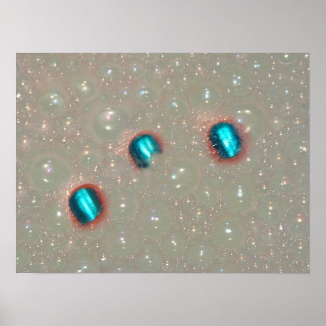 Póster Três Dedos Na Espuma (Frente)