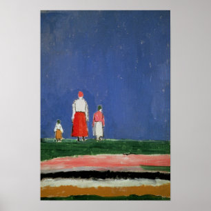Póster Três figuras, 1913-28