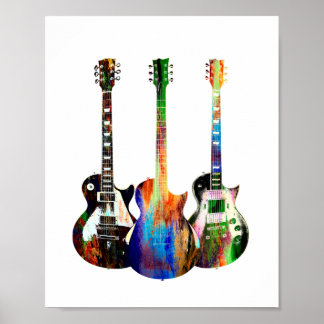 Poster Três Guitarras