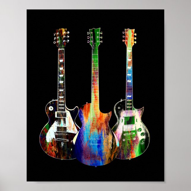 Poster Três Guitarras (Frente)