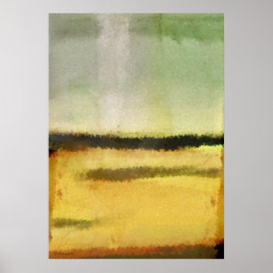 Póster Três linha pintura abstrata de Digitas