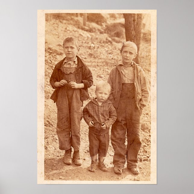 Póster Três Meninos Tristes (Frente)