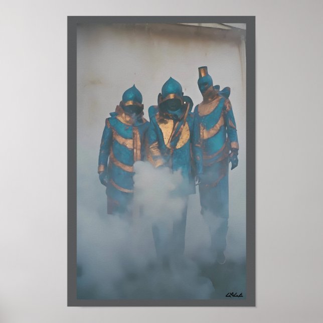 Poster Três Mensans Wise (Frente)