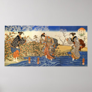 Póster Três mulheres japonesas