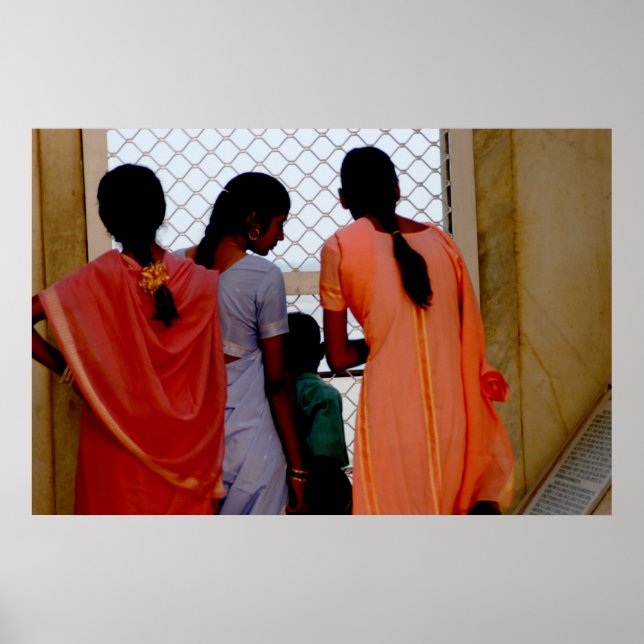 Poster Três mulheres jovens (Frente)