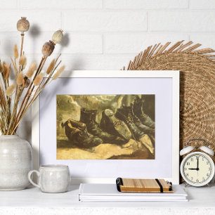 Póster Três pares de Calçados por Vincent van Gogh