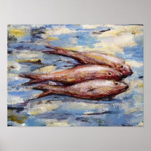 Póster Três peixes