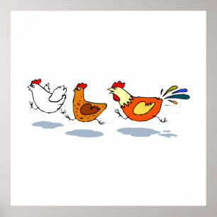 Poster Três Pintinhos