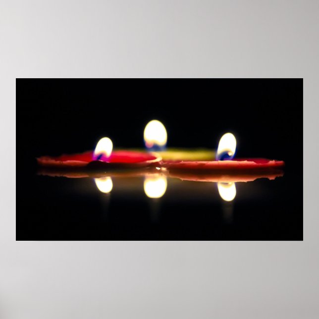 Póster Três Velas (Frente)