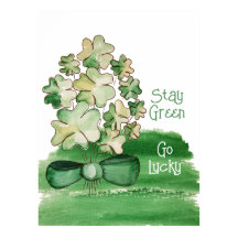 Trevo de Shamrock Aquarela