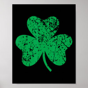 Poster Trevo Dia de São Patrício Orgulho da Irlanda Verde