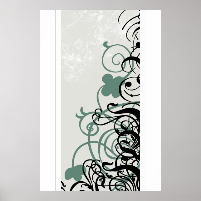 Poster trevo no vetor (Frente)