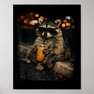 Poster Trevo retrô engraçado mano 6 7 meme sortudo desenh