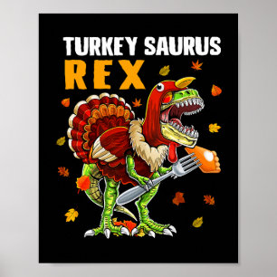 Poster TRex Dinossauro Turquia Surus Piada Engraçado Ação