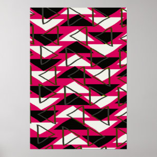 Póster Triangles