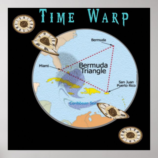 Póster Triângulo das Bermudas (Frente)