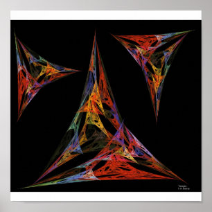 Póster Triângulos