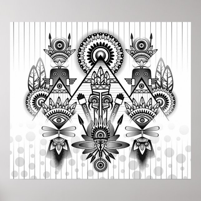 Póster Tribal (Frente)