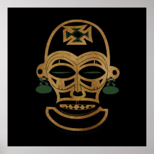 Poster Tribal africano