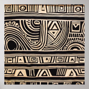 POSTER TRIBAL AFRICANO