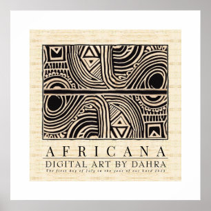 POSTER TRIBAL AFRICANO