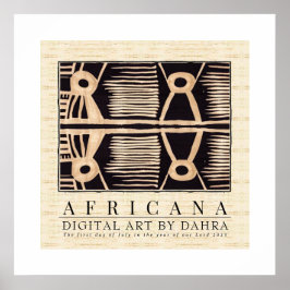 POSTER TRIBAL AFRICANO