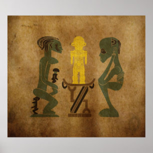 Poster tribal africano