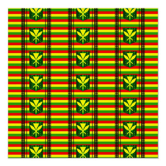 Póster Tribal Kanakan Maoli (Frente)