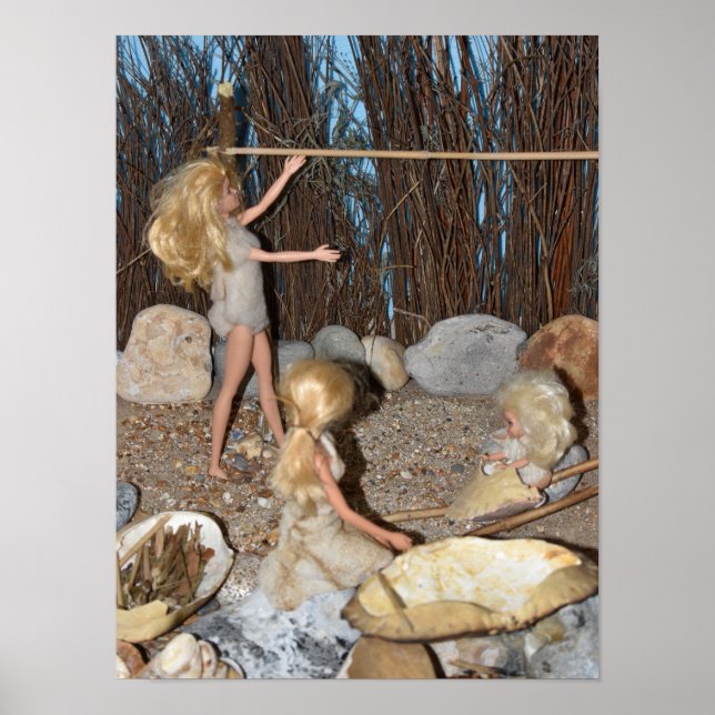 Poster Tribo de vida no acampamento. (Frente)