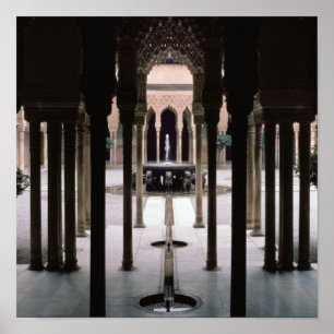 Póster Tribunal de Leões iniciado durante o reinado de Mo