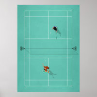 Tribunal Ilustrado de Badminton de cima