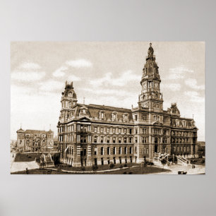 Póster Tribunal velho de Indianapolis Indiana o Condado