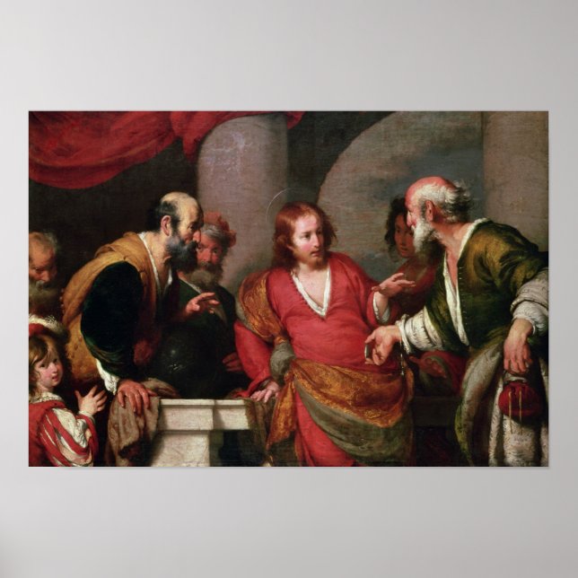 Poster Tribute Money, c.1631 (Frente)